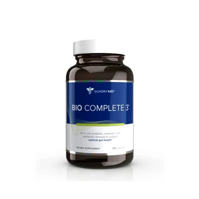 Gundry MD Bio Complete 3 – Triple-Biotic Gut Health Supplement, Probiotic, Prebiotic & Postbiotic, 60 Capsules