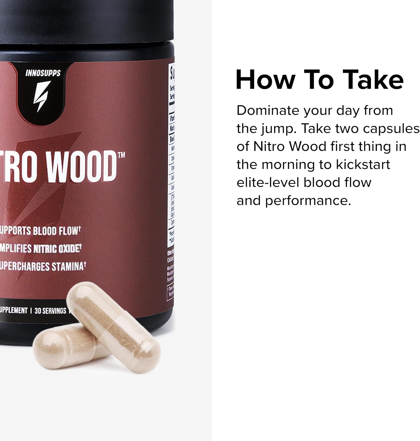 Nitro Wood a naturally ingredient based supplement that supports blood flow, endurance , Stamina ,sexual function and circulation.