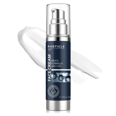 Particle 6-in-1 Face Cream for Men – Daily Facial Moisturizer with Hyaluronic Acid, Vitamin C & Jojoba Oil, 50ml
